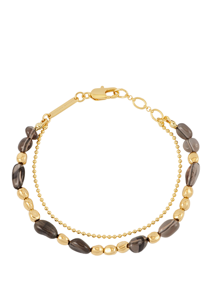 Estella Bartlett EDIT Quartz Chain Bracelet, Gold, Gold