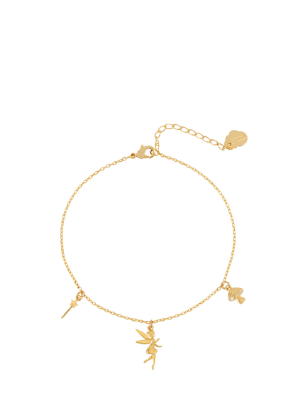 Estella Bartlett Fairy Charm Bracelet, Gold, Gold