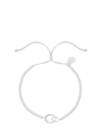 Estella Bartlett Louise Oval Cubic Zirconia Bracelet, Silver, Silver