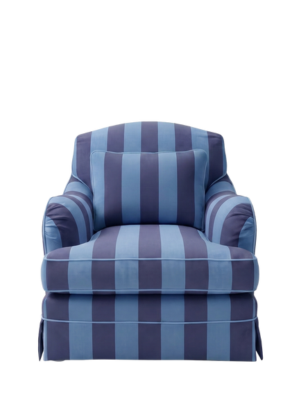 John Lewis x Sophie Conran Felix II Armchair, Coastal Blue Stripe