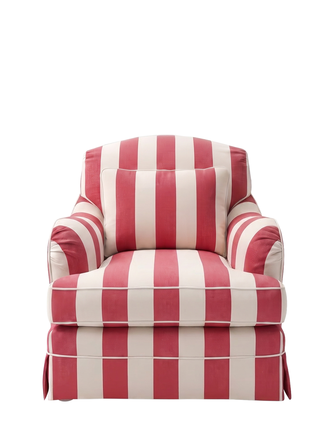 Felix II Range, John Lewis x Sophie Conran Felix II Armchair, Petunia Red Stripe