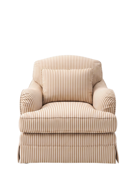John Lewis x Sophie Conran Felix II Armchair, Quill Stripe Natural