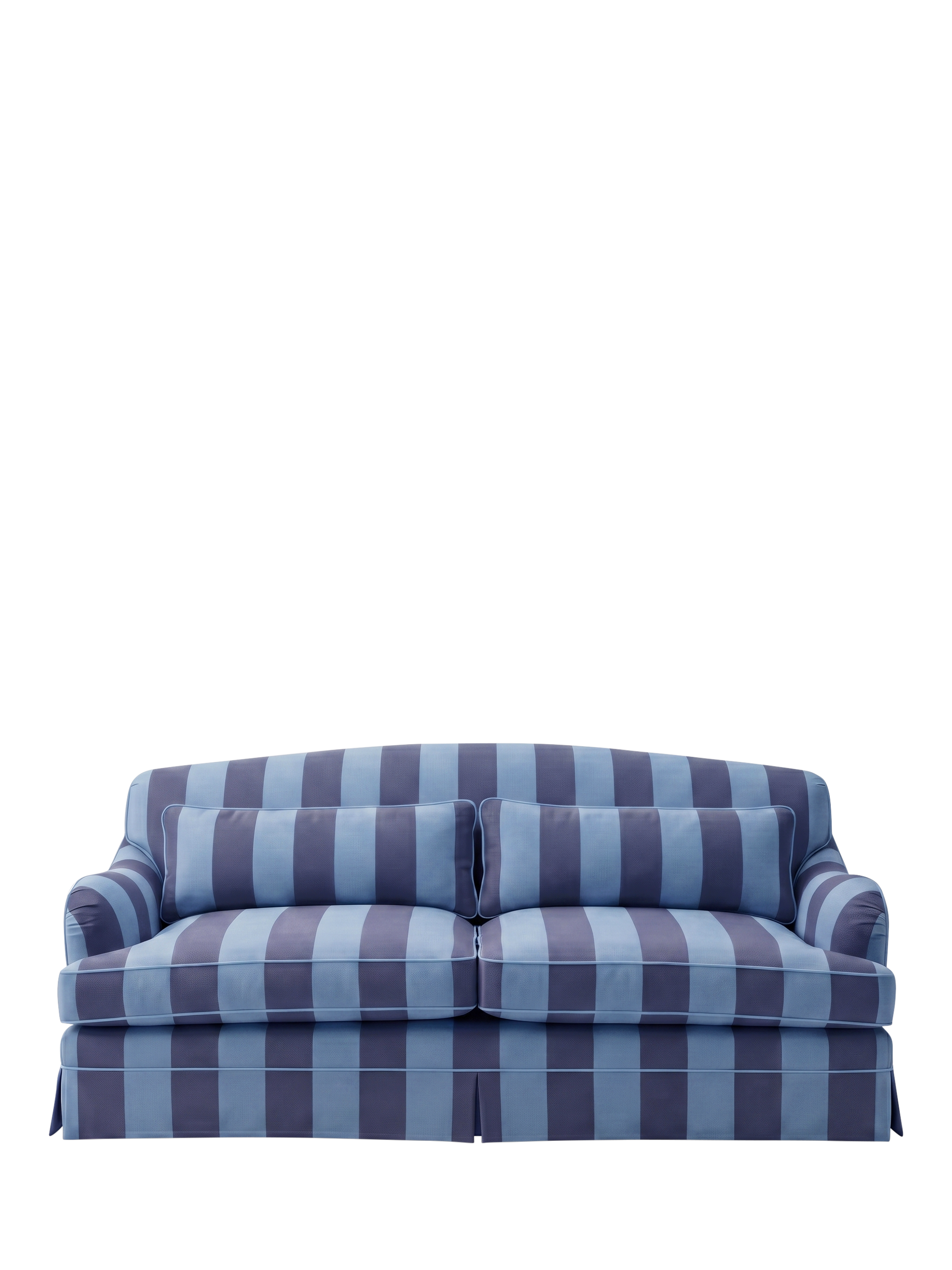 Felix II Range, John Lewis x Sophie Conran Felix II Large 4 Seater Sofa, Coastal Blue Stripe