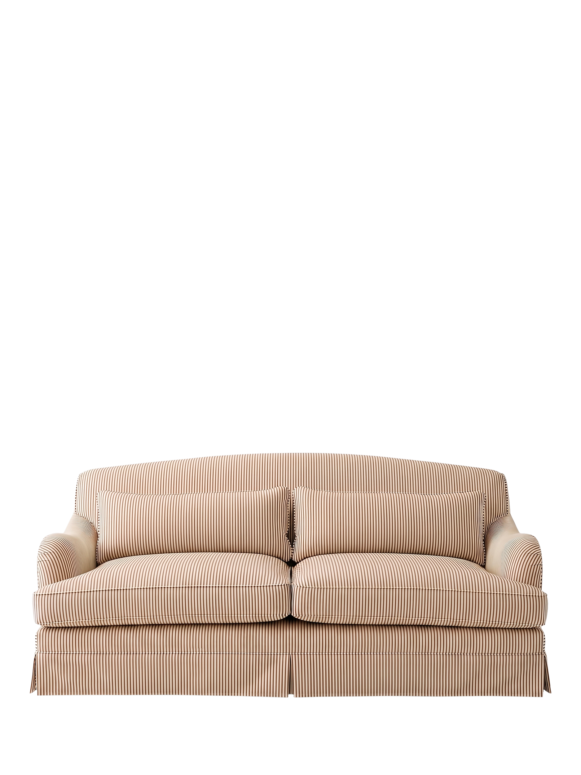 Felix II Range, John Lewis x Sophie Conran Felix II Large 4 Seater Sofa, Quill Stripe Natural