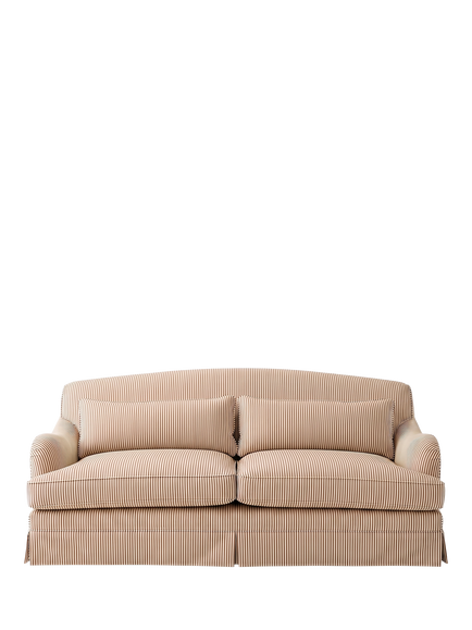 John Lewis x Sophie Conran Felix II Large 4 Seater Sofa, Quill Stripe Natural