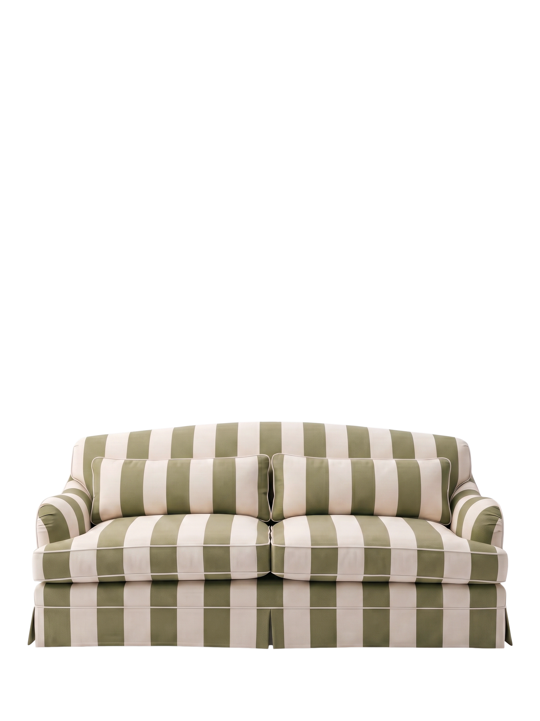 Felix II Range, John Lewis x Sophie Conran Felix II Large 4 Seater Sofa, Spring Green Stripe