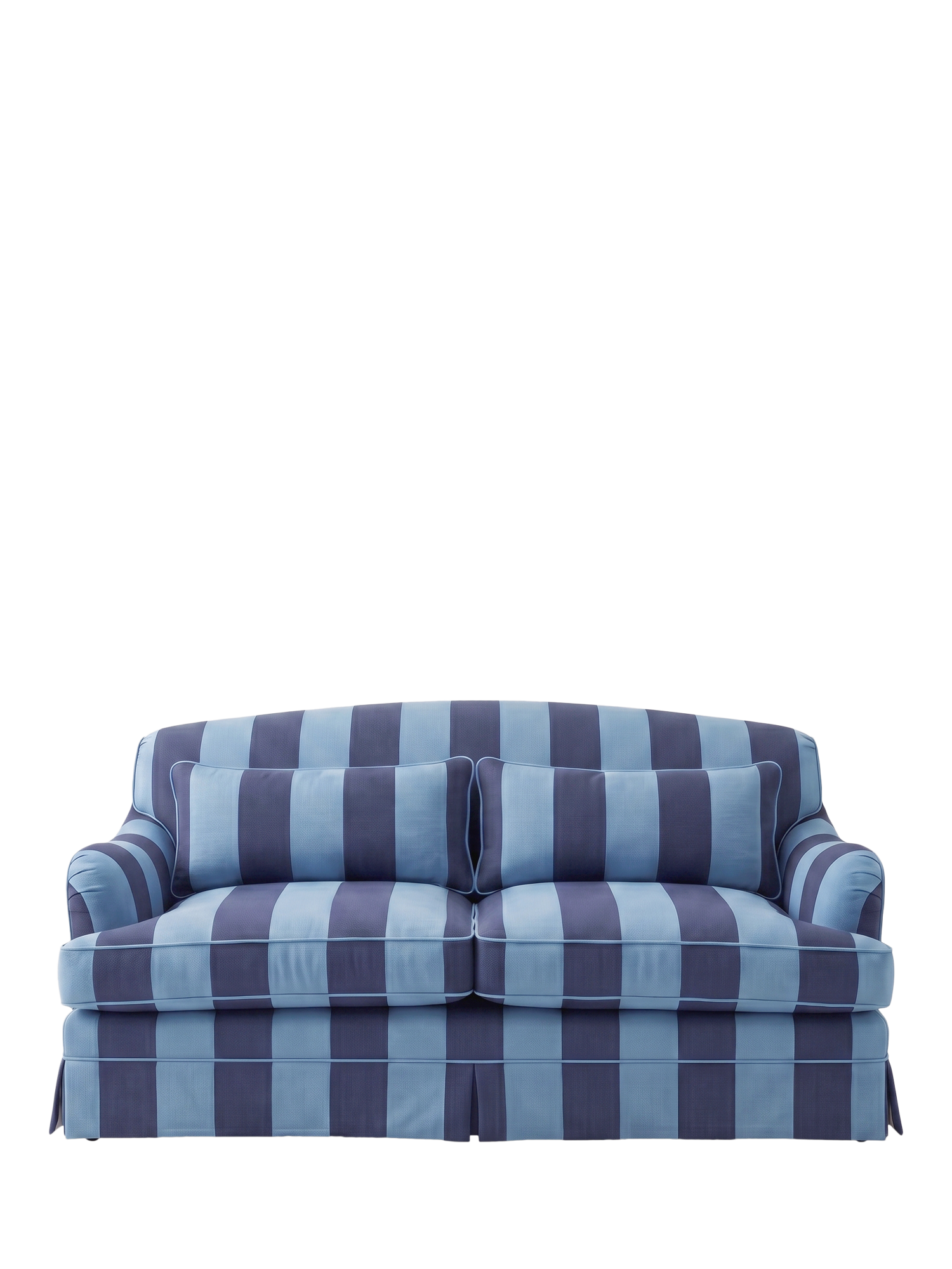 Felix II Range, John Lewis x Sophie Conran Felix II Medium 3 Seater Sofa, Coastal Blue Stripe