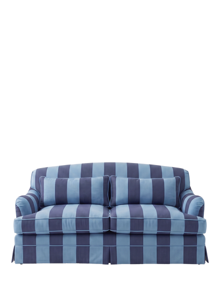 John Lewis x Sophie Conran Felix II Medium 3 Seater Sofa, Coastal Blue Stripe
