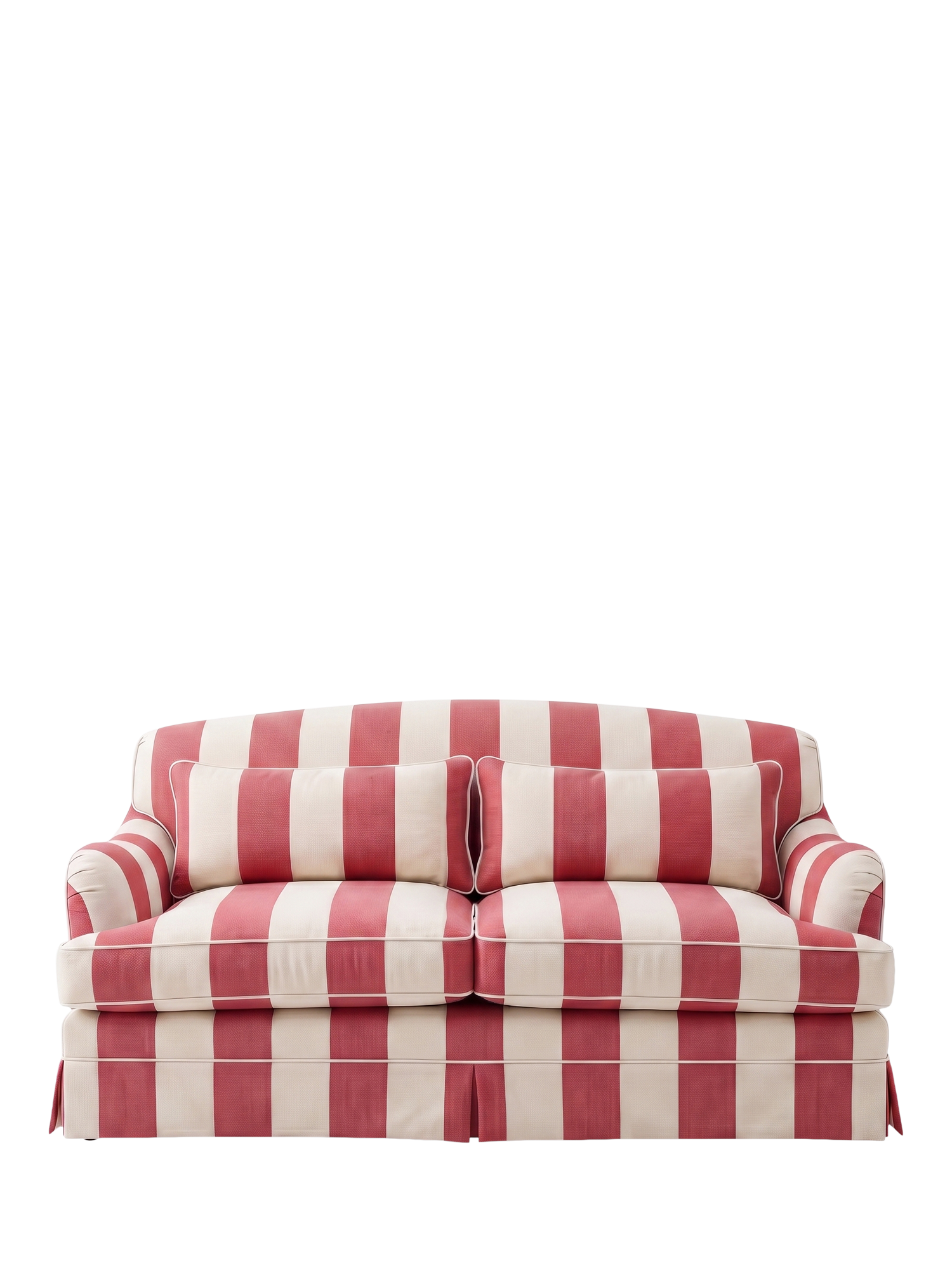 Felix II Range, John Lewis x Sophie Conran Felix II Medium 3 Seater Sofa, Petunia Red Stripe