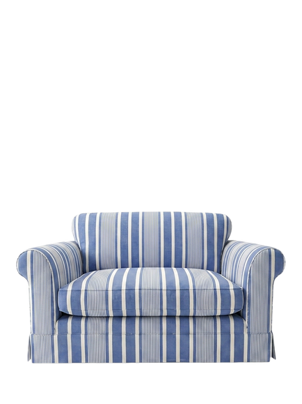 John Lewis x Sophie Conran Salthrop Snuggler, Deauville Stripe Cornish Blue