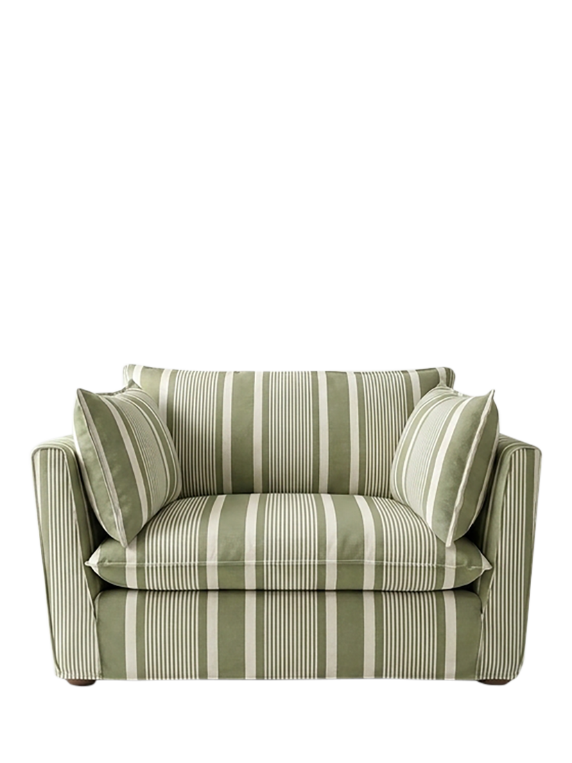Salthrop Range, John Lewis x Sophie Conran Salthrop Snuggler, Deauville Stripe Spring Green