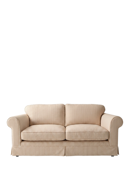 John Lewis x Sophie Conran Salthrop Medium 2 Seater Sofa, Quill Stripe Natural