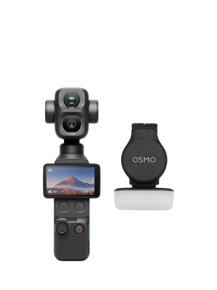 DJI Osmo Pocket 4P Vlogging Camera, 4K, Standard Combo, Black, Black