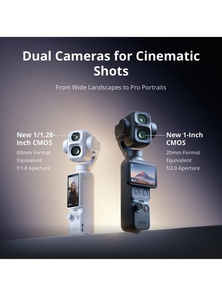 DJI Osmo Pocket 4P Vlogging Camera, 4K, Standard Combo, Black - view 2, Black