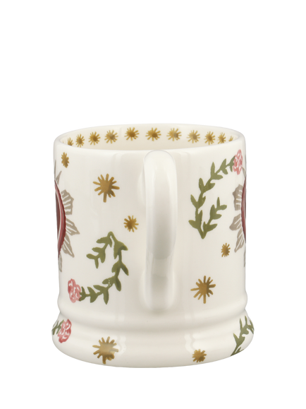 Elizabeth Scarlett x Emma Bridgewater Sacred Heart Half Pint Mug, 300ml, Multi - view 2, Red