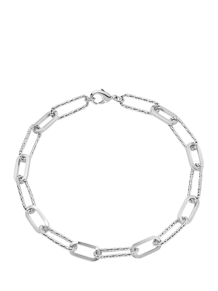 Daisy London Polly Classic Chain Bracelet, Silver, Silver