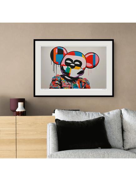 John Lewis George Rosaly 'Mosaic of Expressions' Framed Print & Mount, 53 x 73cm, Multi - view 2, Multi