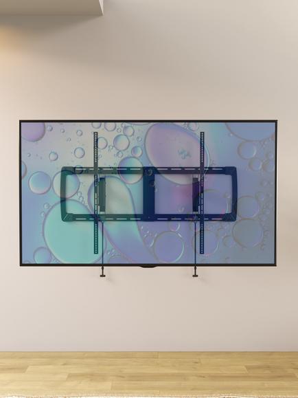 AVF ERMLX1-01B Extend & Fixed Wall Mount for TVs 75” to 116” , for Solid & Stud Walls, Black - view 2, Black