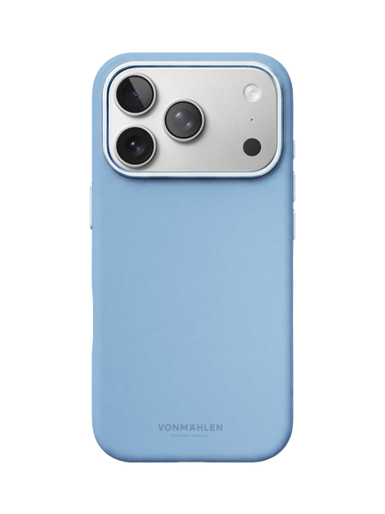 Vonmählen Soft Silicone Case 2 for iPhone 18 Pro, Light Blue