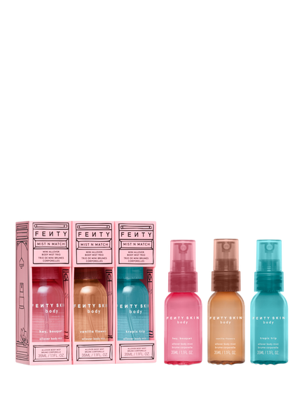 Fenty Beauty Fenty Skin Mist N Match Mini Allover Body Mist Trio Gift Set, 