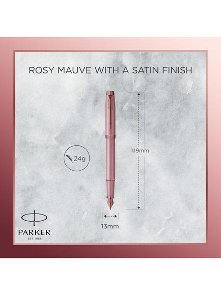 PARKER IM Finishing Touch Fountain Pen - view 2, Rosy Mauve