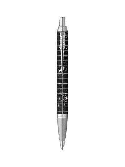 PARKER Legacy of Flight Ballpoint Pen, Black/Silver, Multi