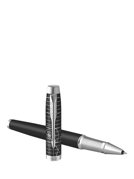 PARKER Legacy of Flight Rollerball Pen, Black/Silver - view 2, Multi