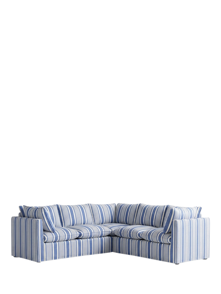 John Lewis x Sophie Conran Cocobella 5 Seater Corner Sofa, Deauville Stripe Cb