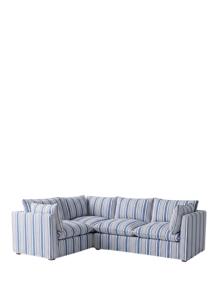 John Lewis x Sophie Conran Cocobella Large 3 Seater LHF Corner Sofa, Deauville Stripe Cb