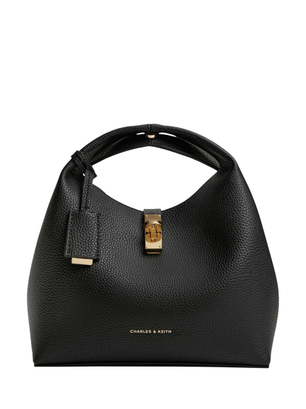 CHARLES & KEITH Chance Bucket Bag, Black