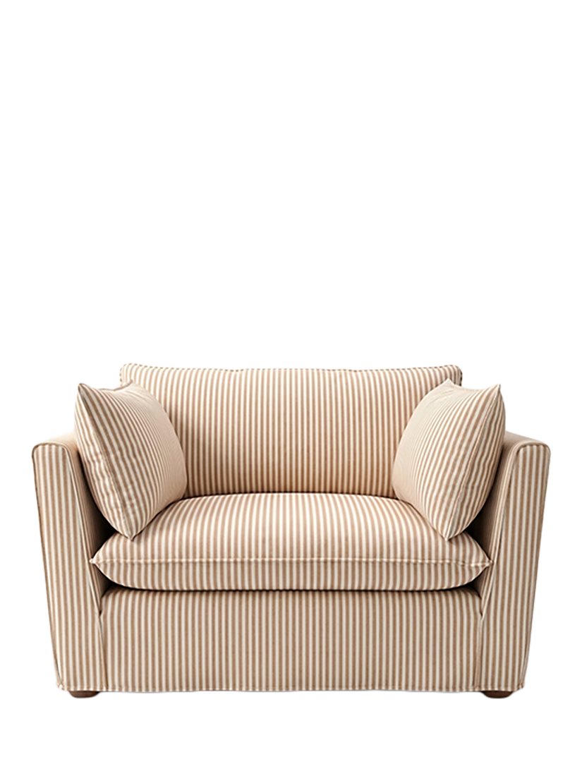 Cocobella Range, John Lewis x Sophie Conran Cocobella Armchair, Quill Stripe Natural