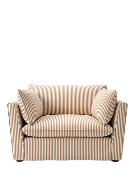 John Lewis x Sophie Conran Cocobella Armchair, Quill Stripe Natural