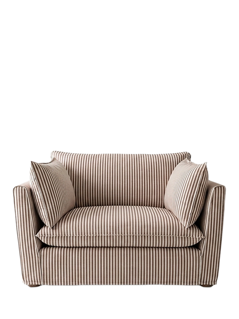 Cocobella Range, John Lewis x Sophie Conran Cocobella Armchair, Quill Stripe Nutmeg