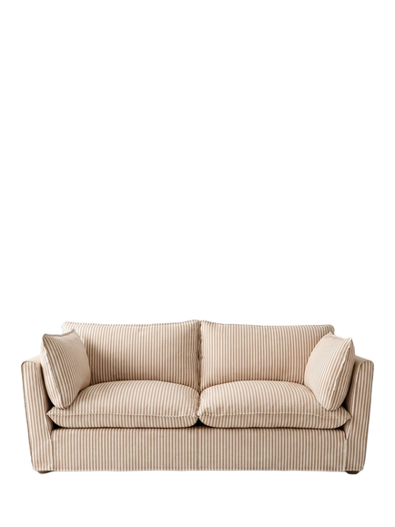 John Lewis x Sophie Conran Cocobella Medium 2 Seater Sofa, Quill Stripe Natural