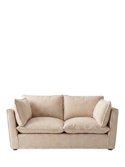 John Lewis x Sophie Conran Cocobella Small 2 Seater Sofa, Quill Stripe Natural