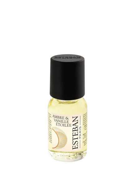 Esteban Starry Amber & Vanilla Refresher Oil, 15ml, Beige / Gold