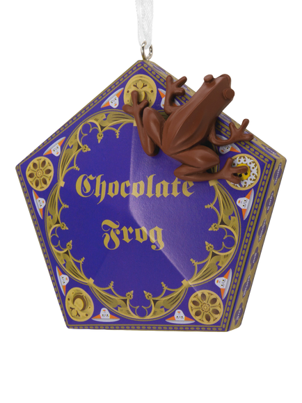 Hallmark Resin Chocolate Frog Tree Decoration, Brown, Multi