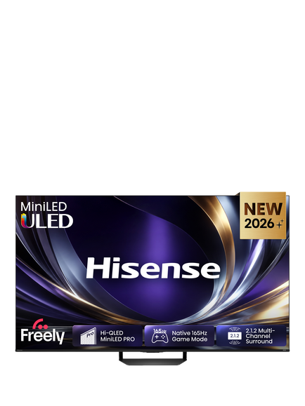Hisense 75U7STUK PRO (2026) ULED MiniLED HDR 4K Ultra HD Smart AI TV, 75 inch with Dolby Atmos, Charcoal Grey, Charcoal Grey