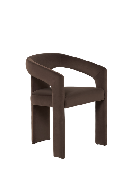 John Lewis OUTLET Contour Upholstered Chair, Latte, Kona 442