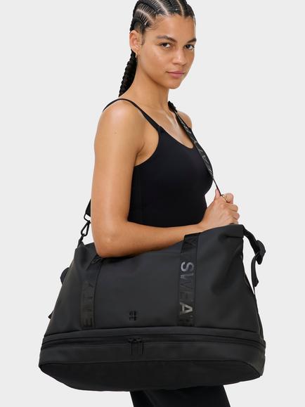 Sweaty Betty City Goer Weekender Bag, Black - view 2, Black Black