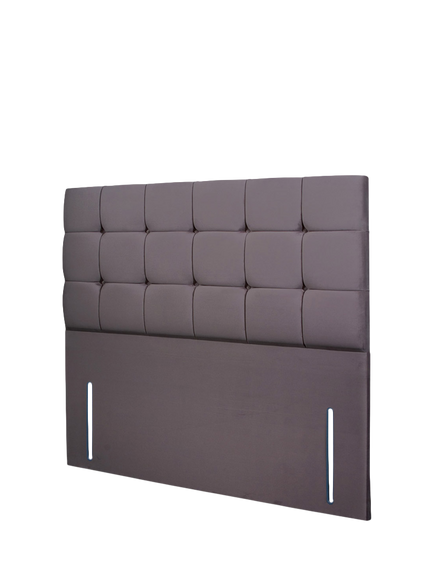 John Lewis OUTLET Olivia Full Depth Upholstered Headboard, Super King Size, Like New, Black, 