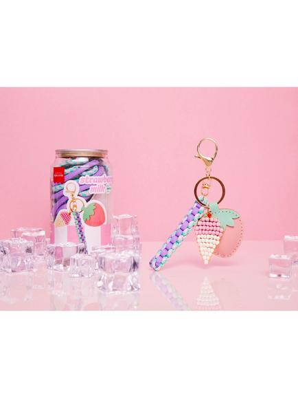 La Petite Épicerie Strawberry Milk Bag Charm Kit - view 2, Multi