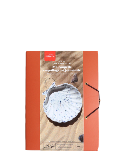 La Petite Épicerie Jesmonite Seashell Bowl Craft Kit, Multi