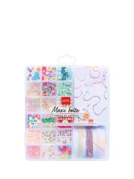 La Petite Epicerie Bubble Tea Maxi Bead Box, Multi