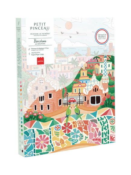 La Petite Épicerie Barcelona Paint by Numbers Kit, Multi