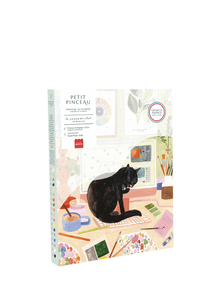La Petite Épicerie La Pause du Chat Paint by Numbers Kit, Multi