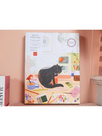La Petite Épicerie La Pause du Chat Paint by Numbers Kit - view 2, Multi