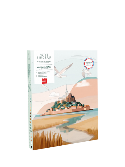 La Petite Épicerie Mont St Michel Paint by Numbers Kit, Multi
