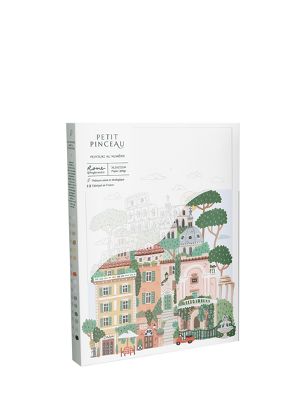 La Petite Épicerie Rome Poster Paint by Numbers Kit, Multi