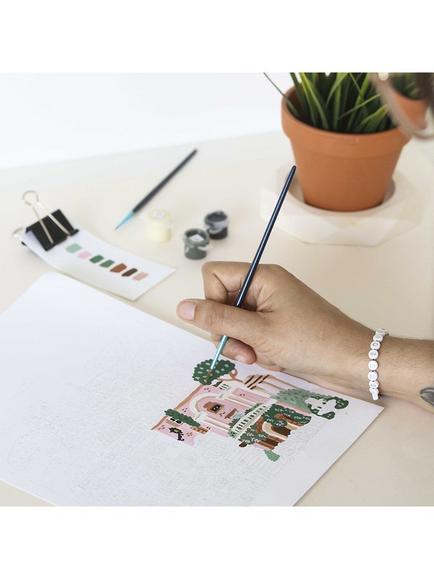 La Petite Épicerie Rome Poster Paint by Numbers Kit - view 2, Multi